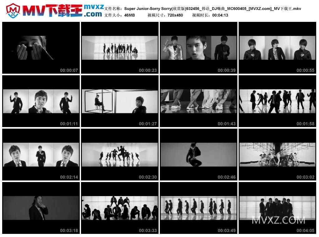 Super Junior-Sorry Sorry(欣赏版)932456_韩语_DJ嗨曲_MC600405